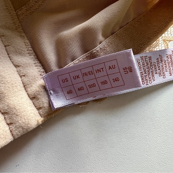 Savage X Fenty 46D Nude Lace Bra - Picture 6 of 7